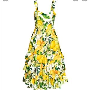 H&M Sleeveless Pattern Dress